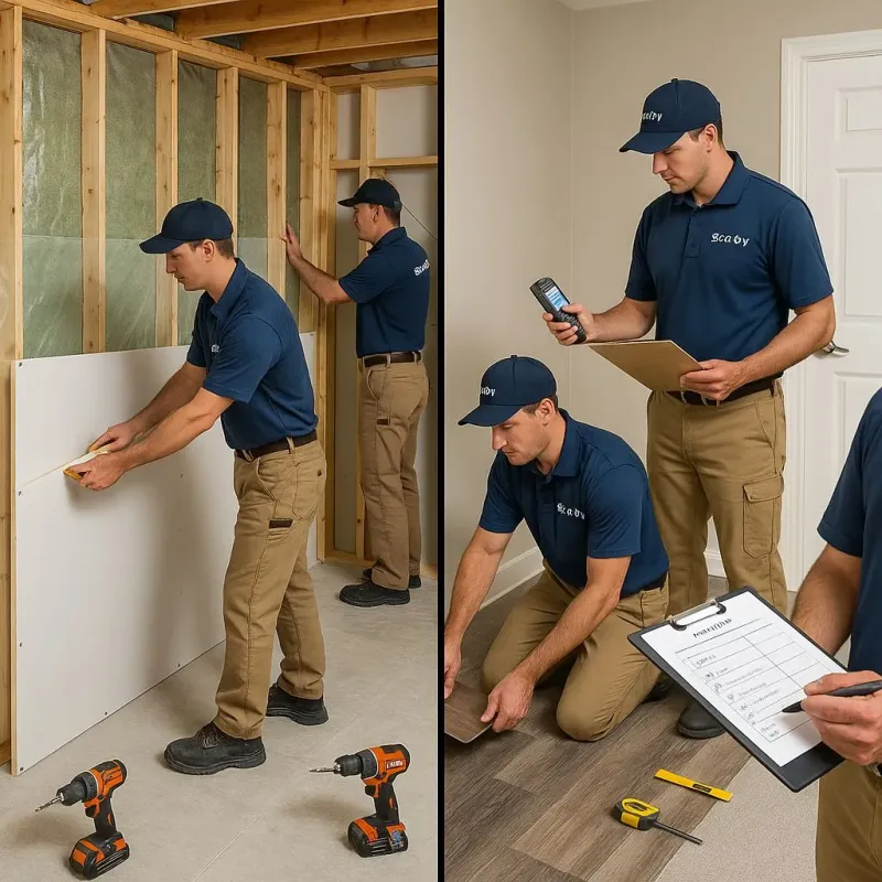 Repairs and Reconstruction process in Three Rivers, TX